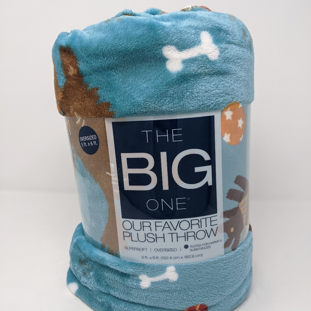 COPY - The Big one plush throw